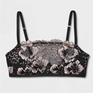 Auden Black Lace Bra M